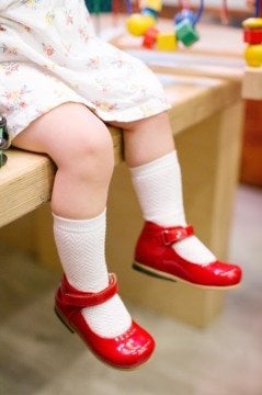 Naz Kırmızı Rugan İlk Adım Ayakkabısı