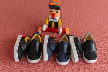 Easy -Ortopedik Siyah Renkli Çocuk Spor Ayakkabı