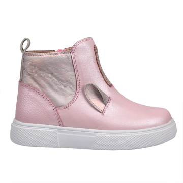 Pembe Unicorn Hakiki Deri Kız Çocuk Bot
