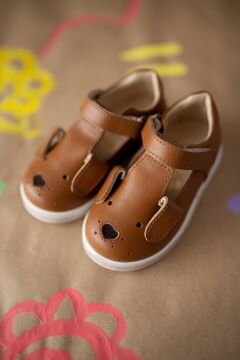 Puppy-Tan Children Shoes