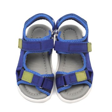 Sunny- Mavi Deri Çocuk Sandaleti
