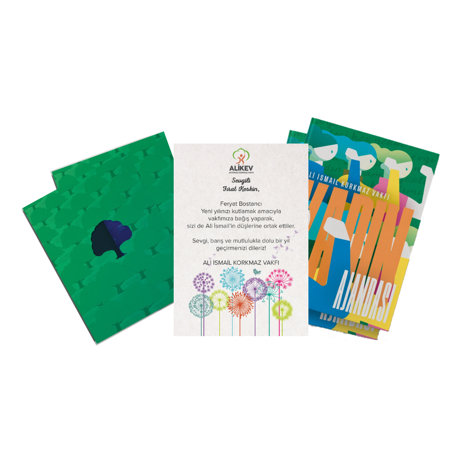 2'li Kadın Ajandası + 2'li Miras Ajandası + Yeni Yıl Sertifikası