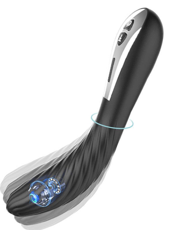 Xuanai Özel Kabartmalı Şarjlı Vibratör - Siyah Model 2