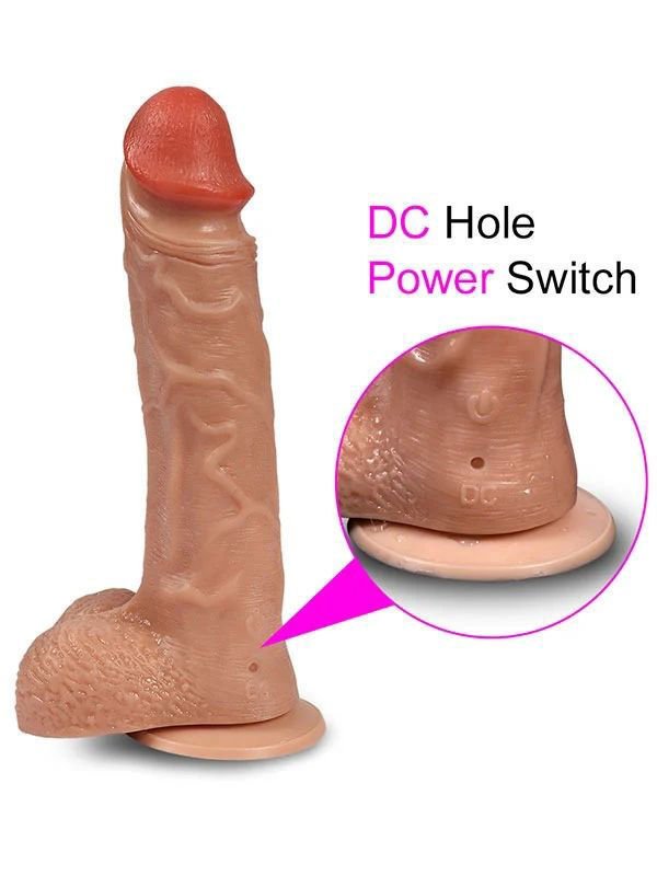 Shequ Bronte Şarjlı Döner Başlı Realistik Dildo Uzaktan Kumandalı 20.5 cm