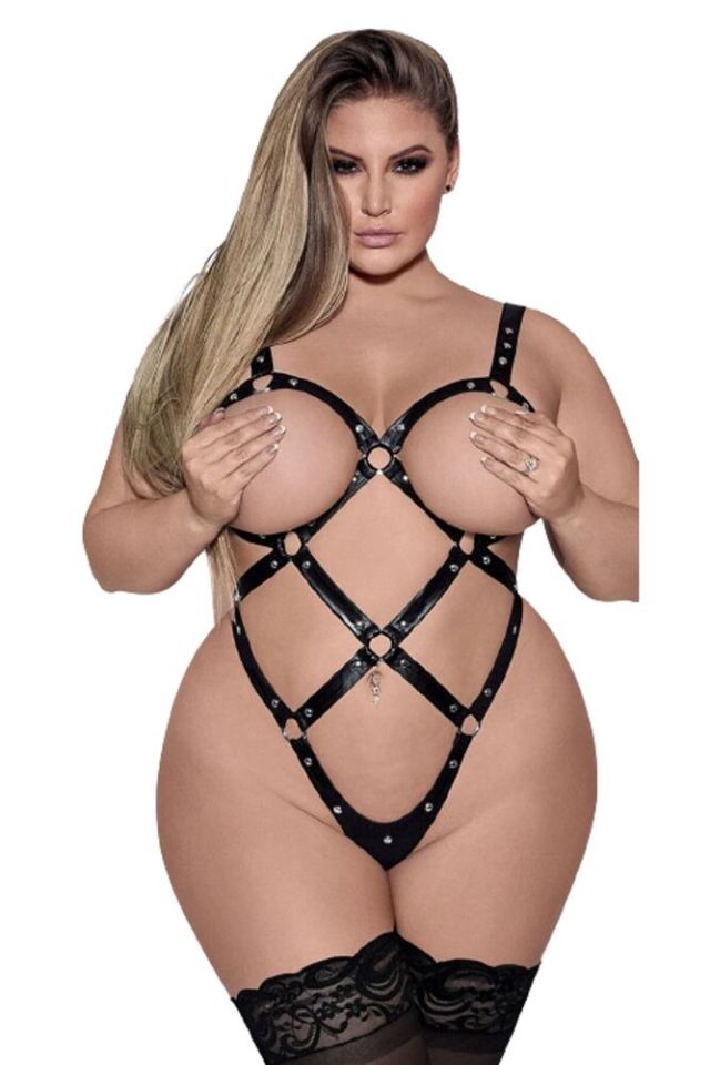 Kadın Siyah Büyük Beden Seksi Fantezi Çılgın Sıcak Yeni Model Erotik Kostüm
