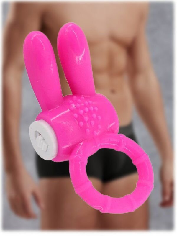 SECRETGAME Tavşan Kulaklı Tırtıklı Penis Halkası - serrated penis ring, penis clamp, sex toys+18