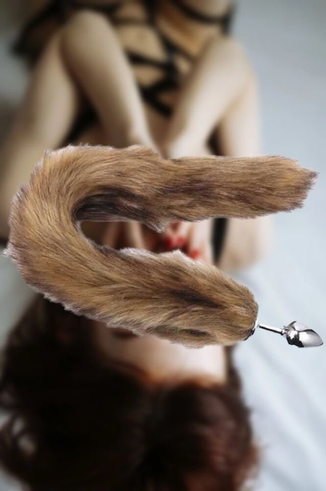 SECRETGAME Censan RearPlugs Uzun Tilki Kuyruklu Anal Tıkaç Anal Plug Plug butt seks toys