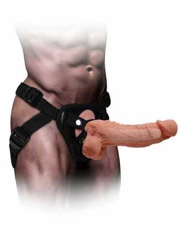 SECRETGAME Mars İçi Boş Belden Bağlamalı 18.5cm Penis Kılıfı Penis - Hollow Strap Penis Sleeve sex toys+18