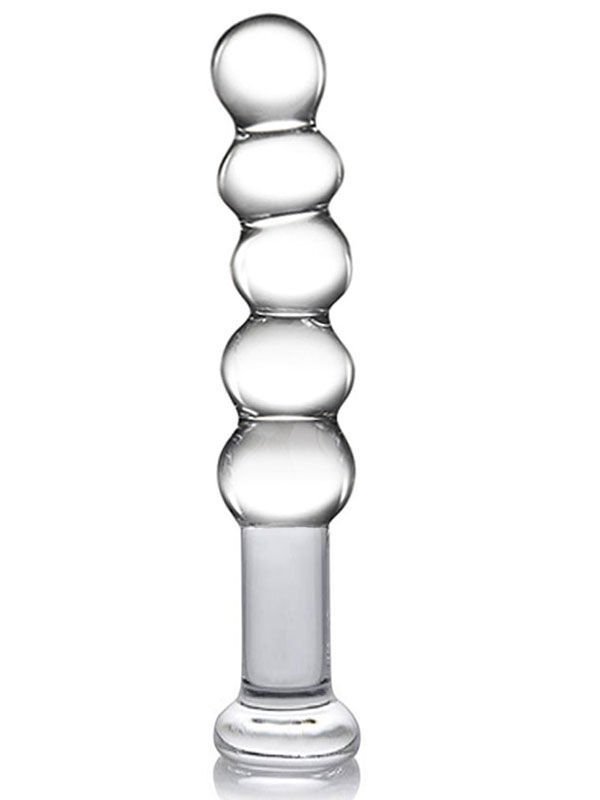 SECRETGAME Cam Dildo Boğumlu- Patterned Glass Dildo, sex toys+18