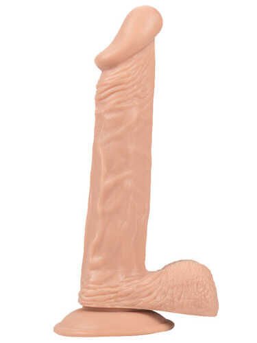 SECRETGAME  Dickdo Gerçekçi Testisli Dildo Penis 24cm  - Realistic testicle dildo , penis vibrator, sex toys+18