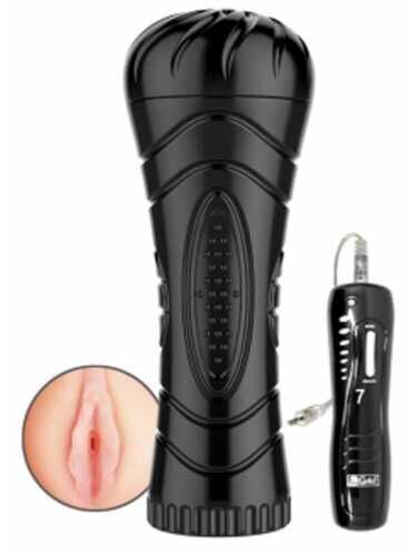 SECRETGAME Yeni Sezon Titreşimli Fener Vajina Mastürbatör - Vibrating Flashlight Vagina Masturbator, artificial vagina vibrator, sex toys+18