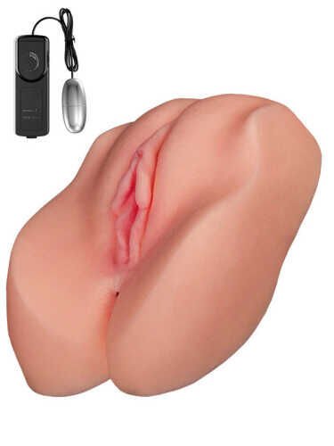 SECRETGAME  Pussix Titreşimli Suni Vajina Anal Mastürbatör - Vibrating Artificial Vagina Anal Masturbator, anal, vaginal sex toys+18