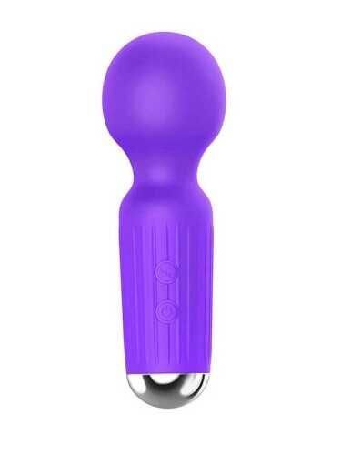 SECRETGAME Mini Wand Masaj Vibratörü Mor - Clitoris Stimulating Vibrator, Sex Massager, Travel Vibrator, SEX TOYS+18
