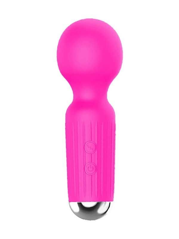 SECRETGAME Mini Wand Masaj Vibratörü Pembe - Clitoris Stimulating Vibrator, Sex Massager, Travel Vibrator, SEX TOYS+18