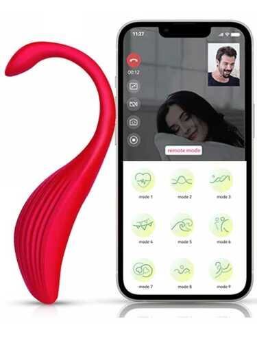 SECRETGAME Telefon Kontrollü Flamingo Vibratör - Phone Controlled Flamingo Vibrator, Vagina Massage Vibrator, Technological Vibrator, Sex Toys+18