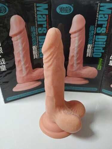SECRETGAME MARS Kıkırdaklı Dildo 17.5 cm - Cartilaginous Dildo, Real penis, Testicle Penis Fantasy Sex Toys+18
