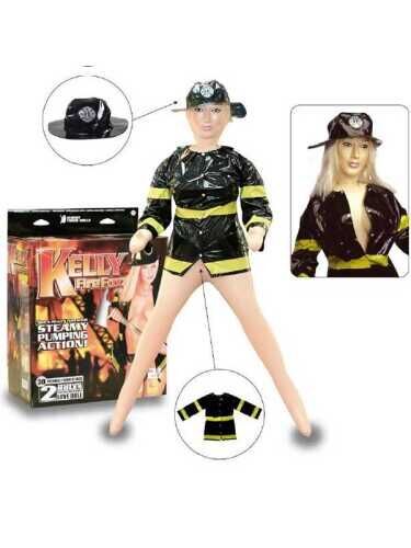 SECRETGAME Kelly FireFox İtfaiyeci Şişme Bebek -  Kelly FireFox realistic Fireman Inflatable Doll