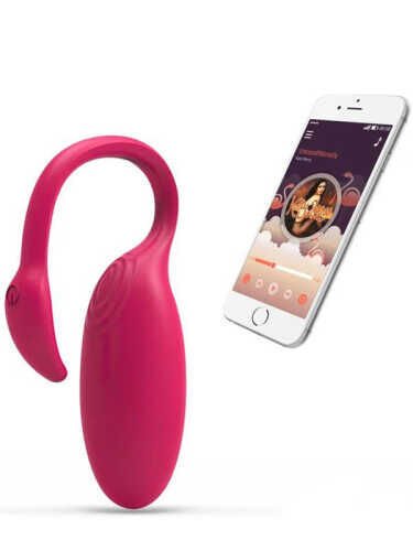SECRETGAME Flamingo Akıllı Telefon Uyumlu Vibratör - Flamingo Smartphone Compatible Vibrator for orgasm