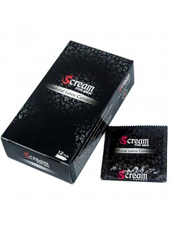 SECRETGAME Scream 12´li Klasik Prezervatif Classic - Condom sexual health, penis sheath