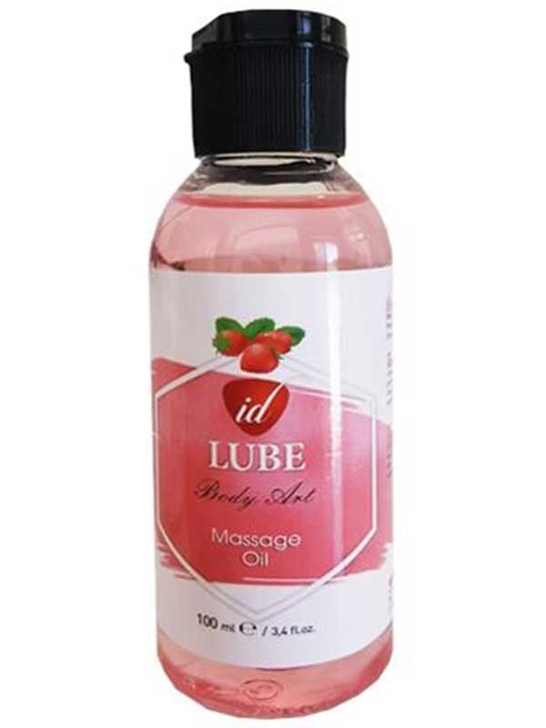 SECRETGAME ID Lube Çilek Aromalı Masaj Yağı 100ML - massage oil, aroma massage oil, body care