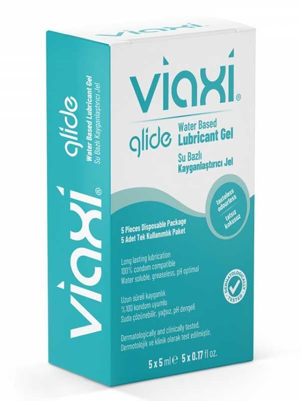 SECRETGAME Viaxi Glide Kayganlaştırıcı Jel 5 x 5 ml - lubricant gel, anal vaginal lubricant, sexual health