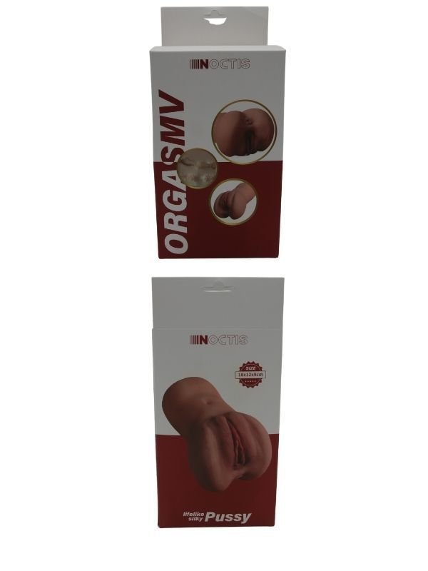 Noctis Çift Girişli Anal ve Vajinal Gerçekçi Mastürbatör 18 cm