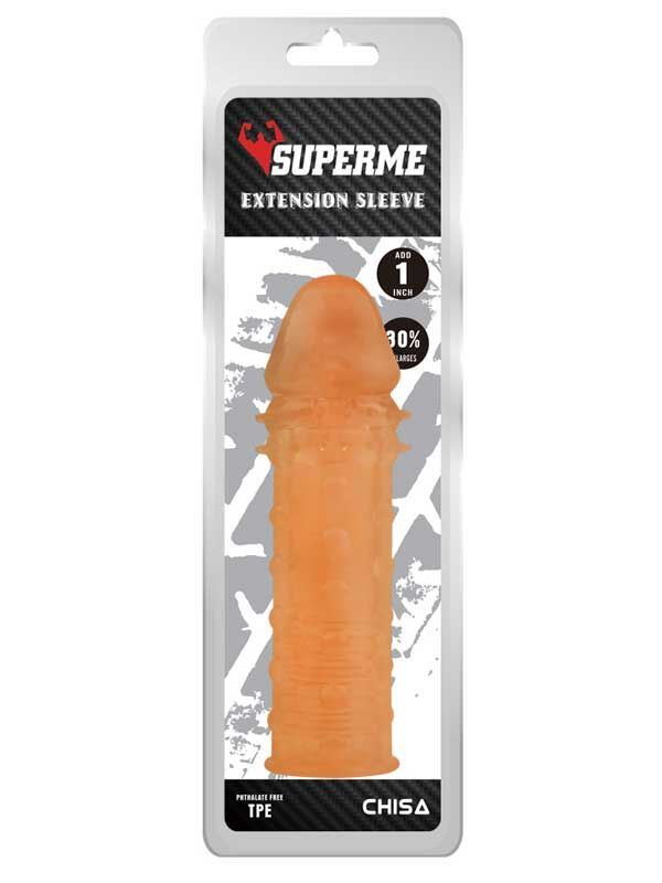 Extra Texture Sleeve Tırtıklı Penis Kılıfı - Ten Rengi