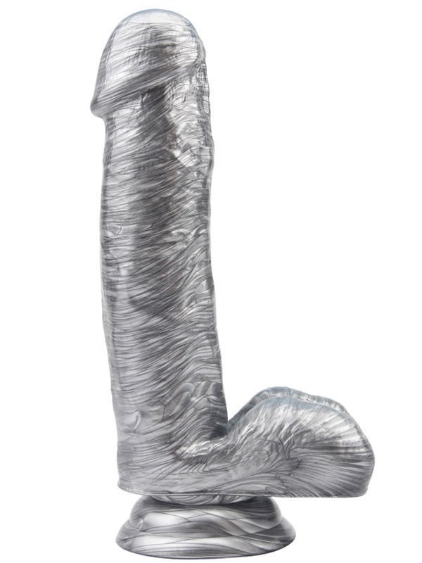 SECRETGAME Heywood Jablome 17.8cm Gümüş Rengi Dildo - realistic dildo, dildo, strapon penis, sex toys+18
