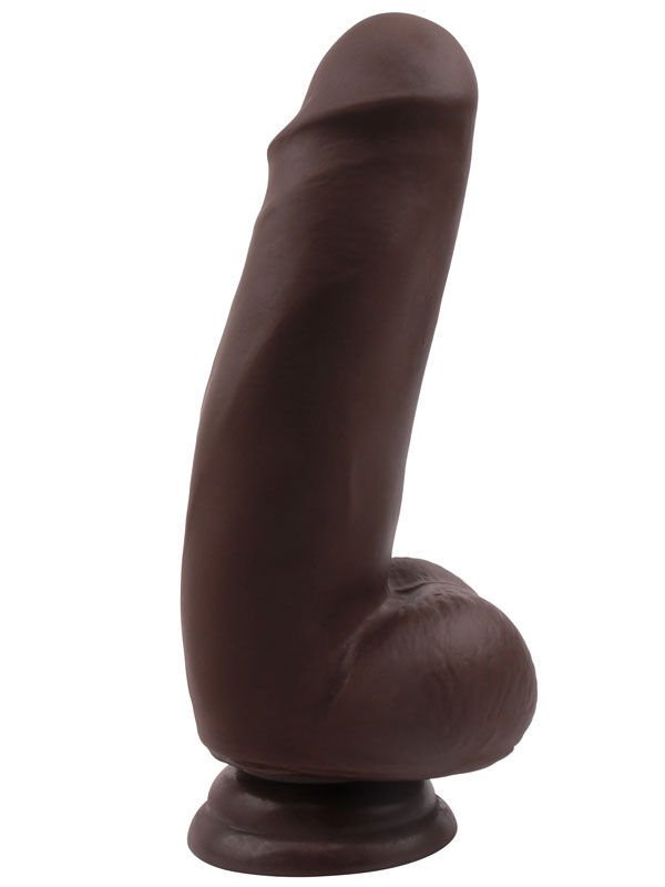 SECRETGAME Lecher Kıkırdaklı Gerçekçi Dildo - 18cm Zenci- black dildo, realistic penis, cartilaginous dildo, strapon penis ,sex toys+18