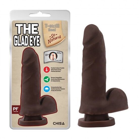 SECRETGAME The Glad Eye Kıkırdaklı Gerçekçi Dildo - 15cm Zenci - Black dildo,  realistic penis, cartilaginous dildo, dildo vibrator, strapon penis ,sex toys+18