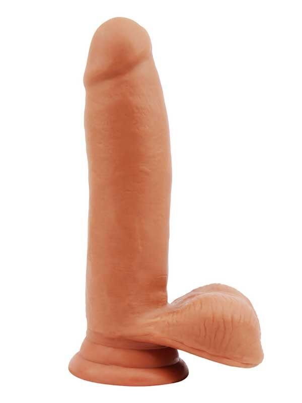 SECRETGAME Sex Lure Kıkırdaklı Gerçekçi Dildo - 17.5cm Melez - Mulatto dildo, realistic penis, cartilaginous dildo, dildo vibrator, strapon penis ,sex toys+18