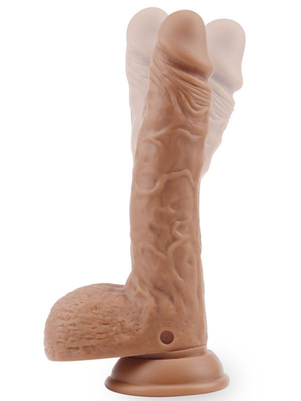 SECRETGAME Didi Max Vibrotation 19cm Kumandalı Vibratör - Controlled vibrating Vibrator, vibrating dildo, testicular dildo sex toys+18