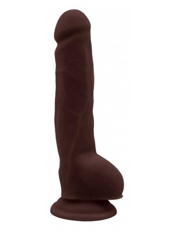 SECRETGAME Carnalist Kıkırdaklı Gerçekçi Dildo - 23.5cm Zenci - Black realistic penis, cartilaginous dildo, strapon penis, sex toys+18