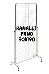 Krom Tel Pano Standı 90x190 cm -80 adet kanca Bijuteri Standı Çorap Standı Telefon Standı