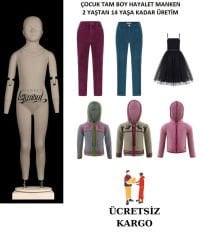 10 Yaş Çocuk Hayalet Vitrin Mankeni- Child Ghost Mannequin