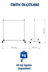 Tekli Sabit Krom Metal Orta Stand