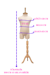 Çocuk Pantolon Giyebilen Terzi Mankeni Vitrin Mankeni