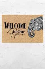 Paspasçım 40x60 Casa Elefante Doğal Koko Dış Kapı Önü Paspası
