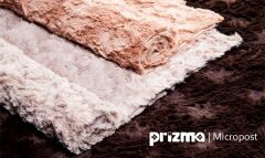 Prizma Micropost Özel Ebat Kesme Kaymaz İnce Yolluk ve Halı Beyaz