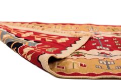 Giz Home Geleneksel Pamuklu Çift Taraflı Kilim Halı Başak