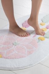 Chilai Home Rüya 3'lü Set Klozet Takımı Banyo Paspası Beyaz