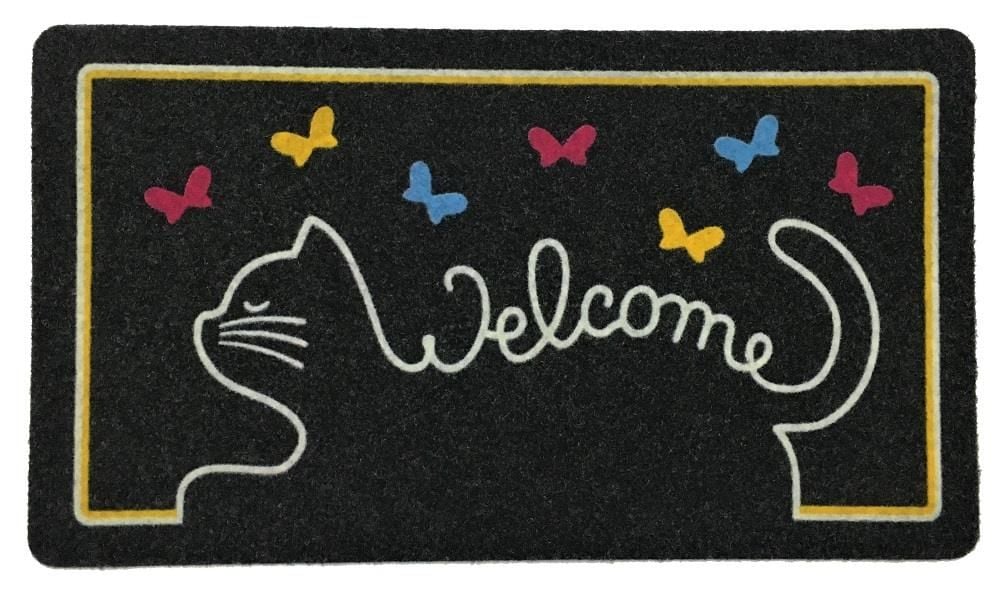 Giz Home 40X70 İtalyan Cat Home İç ve Dış Kapı Önü Paspası