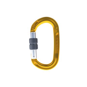 OXY SCREW Screw D Carabiner Gold