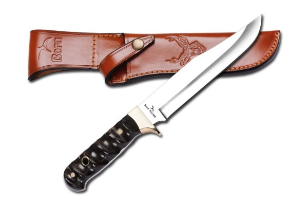 Bora 402 Büyük Bowie İmpala Boynuzu Saplı Bıçak