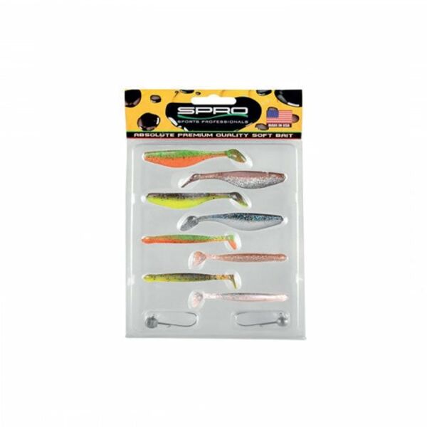 SPRO Ready 4 Fish Sil.Yem & Jig Head Seti E7-8 1/8