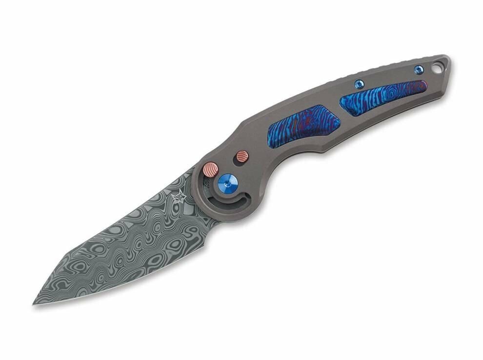 Fox Knives Jupiter Titanium Timascus Damascus Çakı