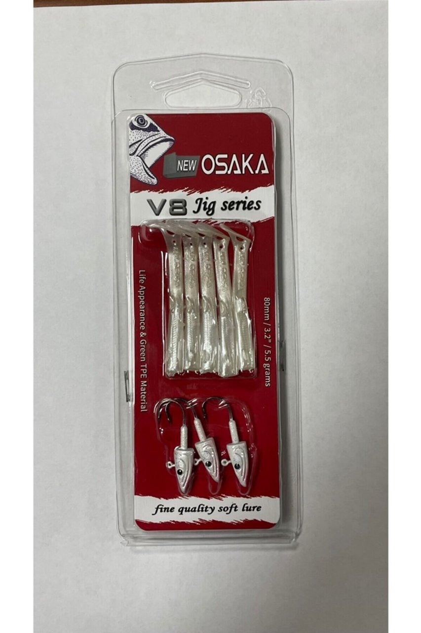 Osaka V8 Jig Series Pearl Silver