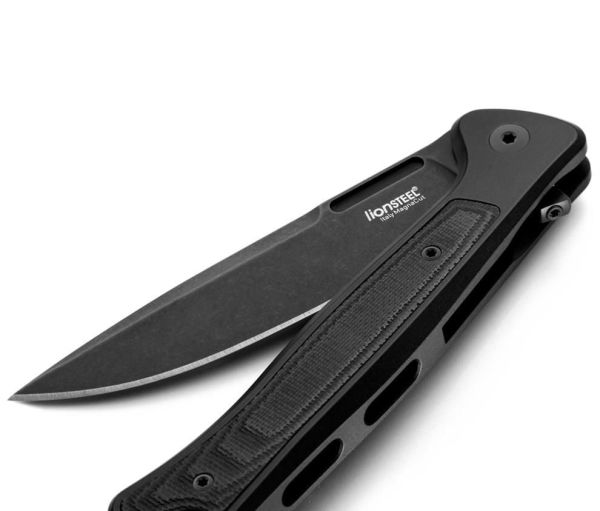 Lionsteel Skinny Black Aluminum Black Blade Çakı