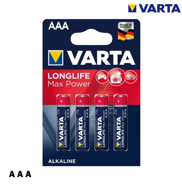 Varta Long Life Max Power 4 Adet İnce Pil