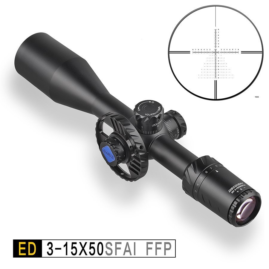 Discovery ED 3-15X50SF Tüfek Dürbünü ( FFP )